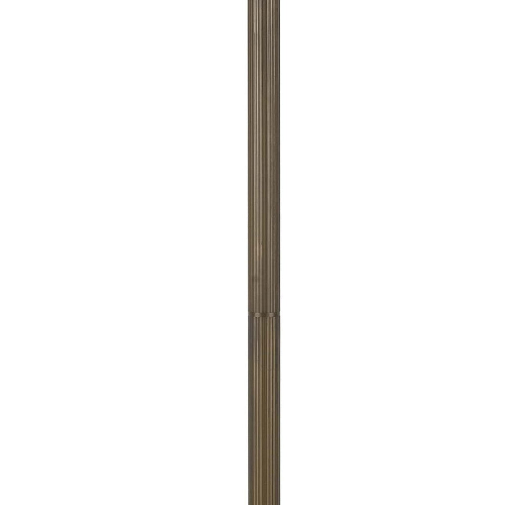 2 Bulb Tiffany Floor Lamp with Dragonfly Design Shade Multicolor By Casagear Home BM223536