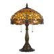 Tiffany Table Lamp | 2 Bulb | Dragonfly Shade | Multicolor
