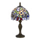 Tiffany Table Lamp | Metal Body | Butterfly Shade | Multicolor