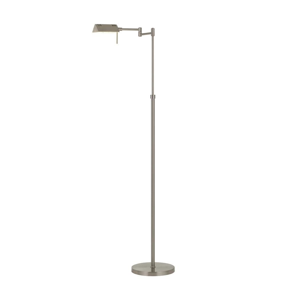 Floor Lamp | 10W LED | Swing Arm | Adjustable | Chrome