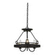 Pendant Fixture | 60W x 3 | Metal Frame | Hardwired | Textured Gray