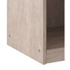 Single Drawer Wooden Nightstand with Open Shelf Beige By Casagear Home BM226086