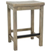 Counter Stool | Wood | Grain Detail | Natural Gray