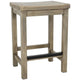 Counter Stool | Wood | Grain Detail | Natural Gray