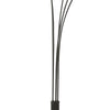 90 5-Light Metal Arc Lamp with Diffuser & Dimmer Switch,Black By Casagear Home BM226586