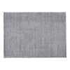 Rectangular Polyester Rug with Low Pile and Solid Color Medium Gray By Casagear Home BM227536