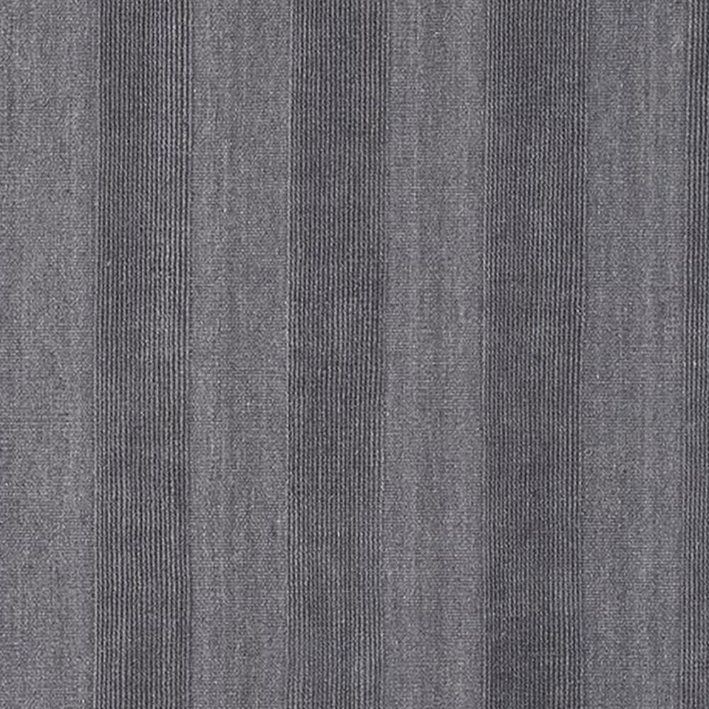 Rectangular Polypropylene Rug with Stripe pattern Medium Dark Gray By Casagear Home BM227538