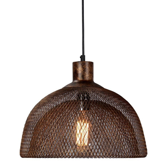 Mesh Chandelier | Dual Layer Design | Medium | Rustic Bronze