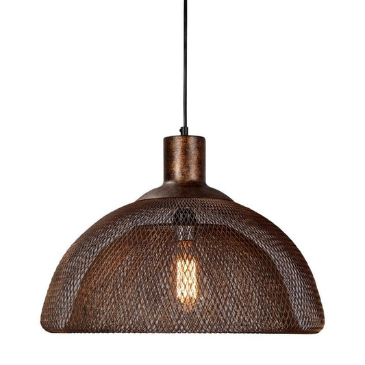 Mesh Chandelier | Dual Layer Design | Large | Rustic Bronze