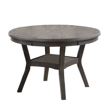 Jude Dining Table | Round Top | Boomerang Legs | Dark Gray