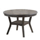Jude Dining Table | Round Top | Boomerang Legs | Dark Gray