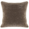 Throw Pillow Set | 20 x 20 | Piped Edges | Taupe Brown