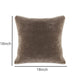 18 X 18 Throw Pillow with Piped Edges Taupe Brown By Casagear Home BM228807
