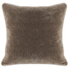 18 X 18" Throw Pillow with Piped Edges, Taupe Brown By Casagear Home