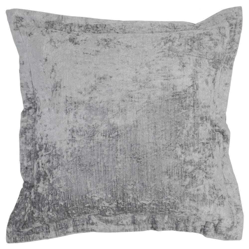 Throw Pillow Set | 20 x 20 | Flanged Edges | Gray