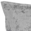22 X 22 Fabric Throw Pillow with Flanged Edges Gray By Casagear Home BM228810