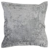 22 X 22" Fabric Throw Pillow with Flanged Edges, Gray By Casagear Home
