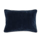20 X 14" Fabric Throw Pillow with Piped Edges, Navy Blue By Casagear Home