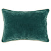 20 X 14" Fabric Throw Pillow with Piped Edges,Teal Green By Casagear Home