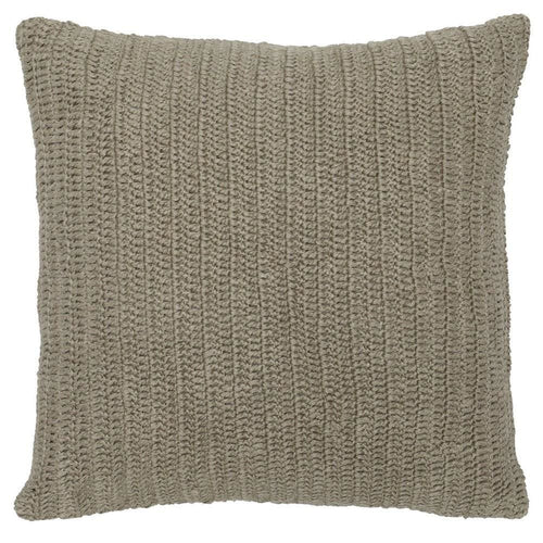 Throw Pillow Set | 20 x 20 | Hand Knit | Brown
