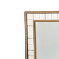 Beveled Mirror Accented Wall Mirror Silver and Gold By Casagear Home BM229398