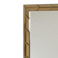 Rectangular Wood Frame Beveled Mirror Brown and Silver By Casagear Home BM229406