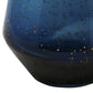 17 Conical Glass Vase with Swirl Pattern Blue and White by Casagear Home BM229504