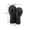 11 Polyresin Couple Head Sculpture Black By Casagear Home BM229553