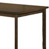 35.5’’ Wooden Counter Height Table with Saber Legs Brown By Casagear Home BM230597