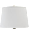 Hardback Shade Table Lamp with Double Gourd Base Cream By Casagear Home BM230952