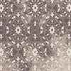 81 x 52 Nylon Rug with Ikat Pattern Gray & White By Casagear Home BM230977