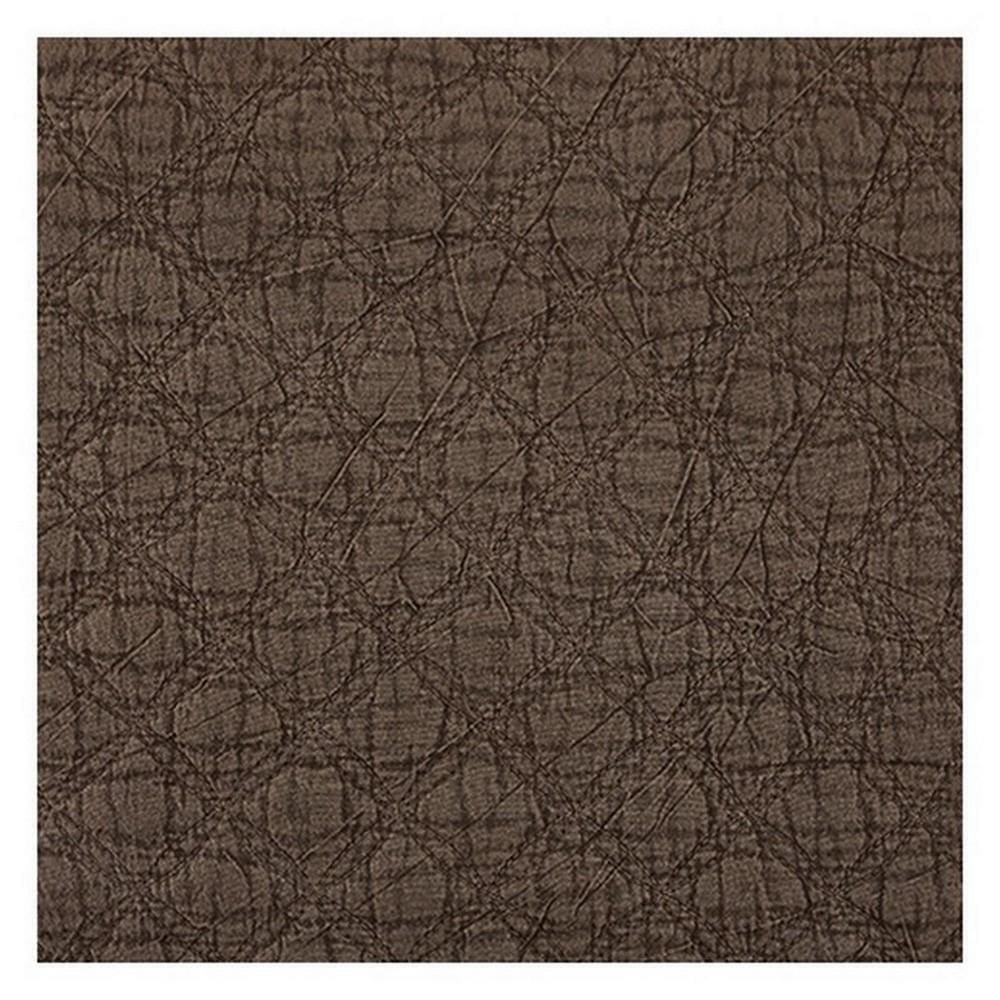 3 Piece Diamond Quilted Polyester Queen Coverlet Set Brown By Casagear Home BM230986