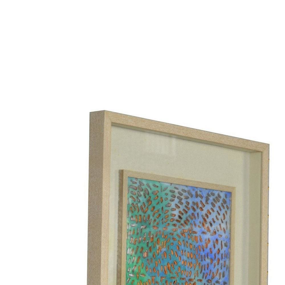 24 x 32 Abstract Cutout Shadow Box Wall Decor Multicolor By Casagear Home BM231316
