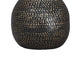 15’’ Metal Table Lamp with Pot Bellied Base Black By Casagear Home BM231413