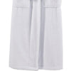 Marseille Fabric Bathrobe with Shawl Collar Large White By Casagear Home BM231545