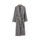 Marseille Bathrobe | Large | Fabric | Shawl Collar | Dark Gray