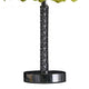 Bloom Roses Drum Shade Table Lamp with Twisted Acrylic Base Yellow By Casagear Home BM231813
