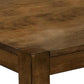 3 Piece Wooden Coffee Table and End Table with Block Legs Brown By Casagear Home BM231858