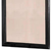 36 Inches Rectangular Wood Encased Mirror Black By Casagear Home BM232102