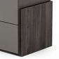 Wooden Frame Nightstand with 2 Self Closing Drawers Gray By Casagear Home BM232250