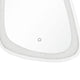 Irregular Beveled Wall Mirror with Touch Led Silver By Casagear Home BM232516