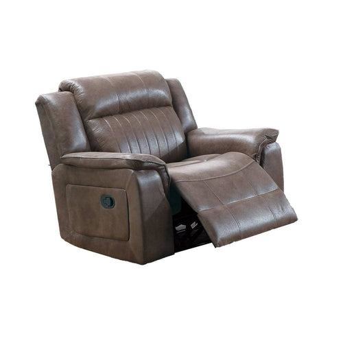 Nora Recliner | Fabric Manual | Pillow Top Arms | Brown