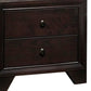 Transitional Wooden Nightstand with Two Spacious Drawers Brown By Casagear Home BM233159