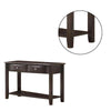 Wooden Console Table with 2 Spacious Drawers Brown By Casagear Home BM233172