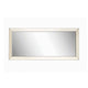 Rectangular Shaped Floor Mirror with Beveled Edge Silver By Casagear Home BM233236