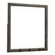 Transitional Wood Frame Mirror | 35" | Gray