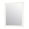 Contemporary Wood Frame Mirror | 32" | White