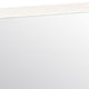 32 Inch Contemporary Style Wooden Frame Mirror White By Casagear Home BM233733