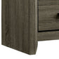 24 Inch 2 Drawer Wooden Nightstand with Finger Pulls Brown By Casagear Home BM233741