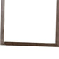 36 Inch Mirror with Rectangular Wooden Frame Brown By Casagear Home BM233770
